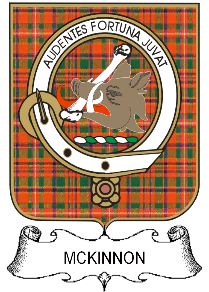 MCKINNON–SCOTTISH-TARTAN-CLAN-BADGE