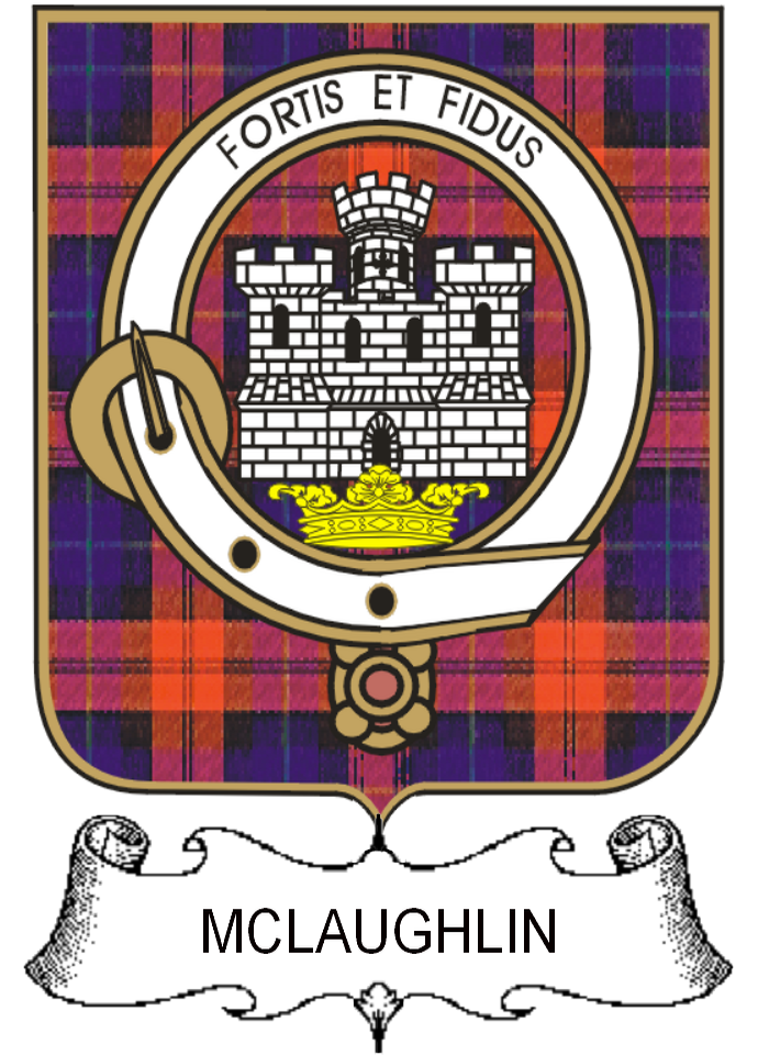 MCLAUGHLIN–SCOTTISH-TARTAN-CLAN-BADGE