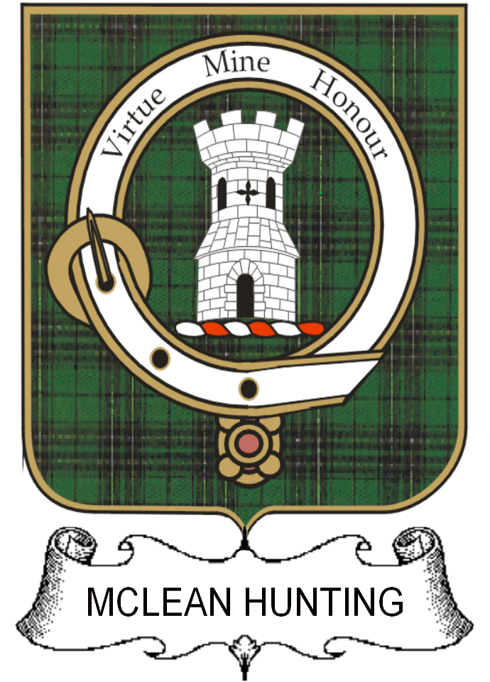 MCLEAN-HUNTING–SCOTTISH-TARTAN-CLAN-BADGE