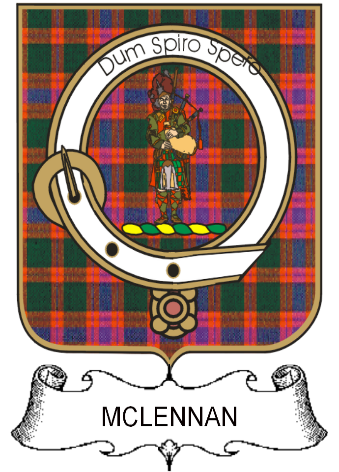 MCLENNAN–SCOTTISH-TARTAN-CLAN-BADGE