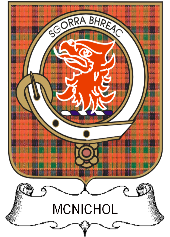 MCNICHOL–SCOTTISH-TARTAN-CLAN-BADGE