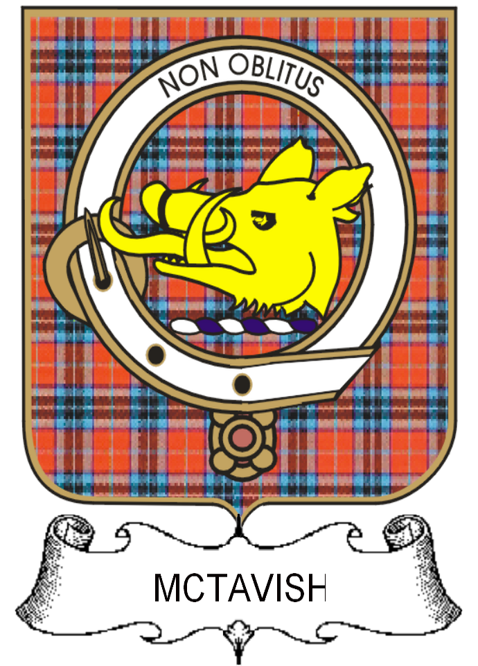 MCTAVISH–SCOTTISH-TARTAN-CLAN-BADGE