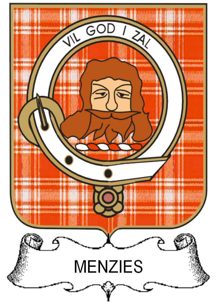 MENZIES–SCOTTISH-TARTAN-CLAN-BADGE