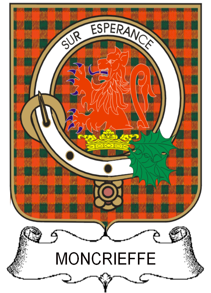 MONCRIEFFE–SCOTTISH-TARTAN-CLAN-BADGE