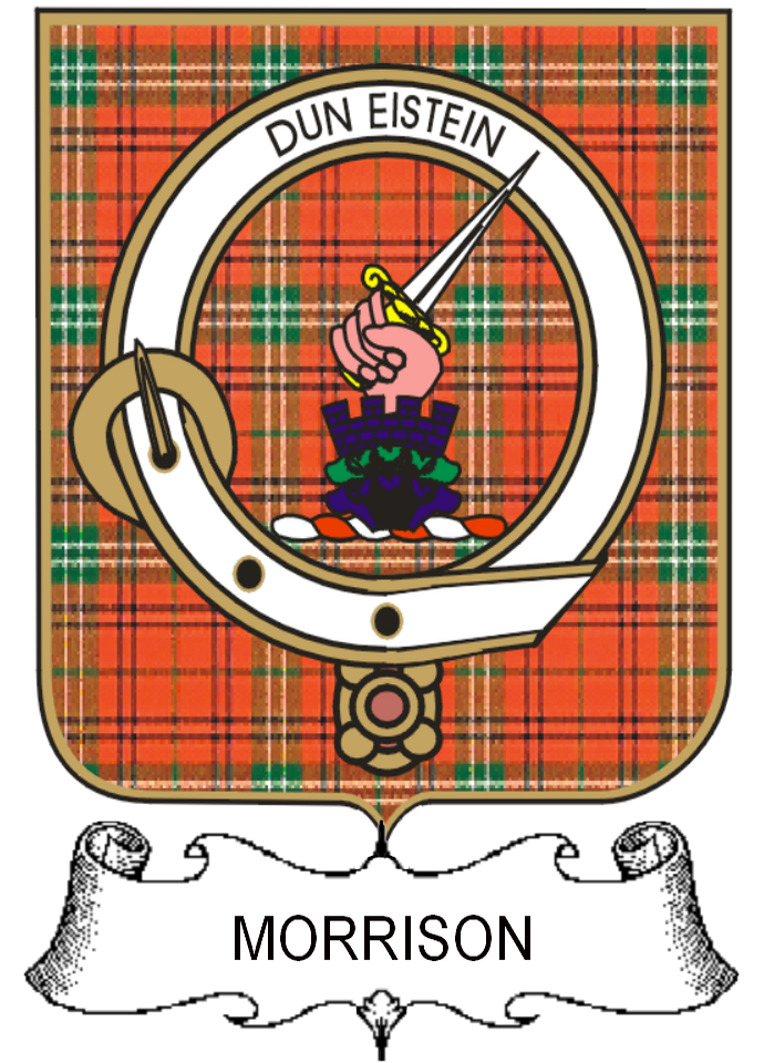 MORRISON–SCOTTISH-TARTAN-CLAN-BADGE