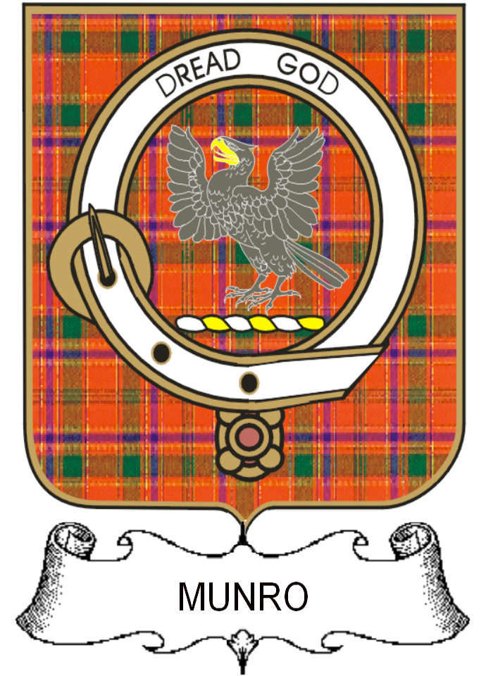 MUNRO–SCOTTISH-TARTAN-CLAN-BADGE