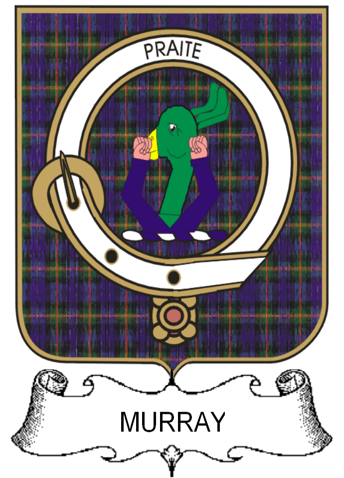 MURRAY–SCOTTISH-TARTAN-CLAN-BADGE