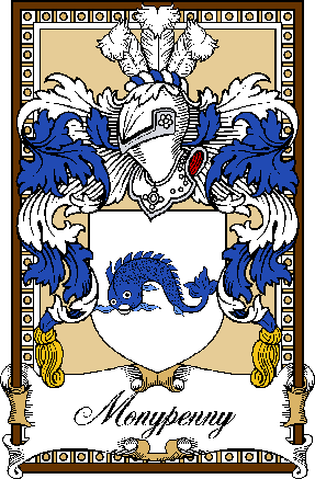 Monypenny-(Fife)–SCOTTISH-BOOKPLATE