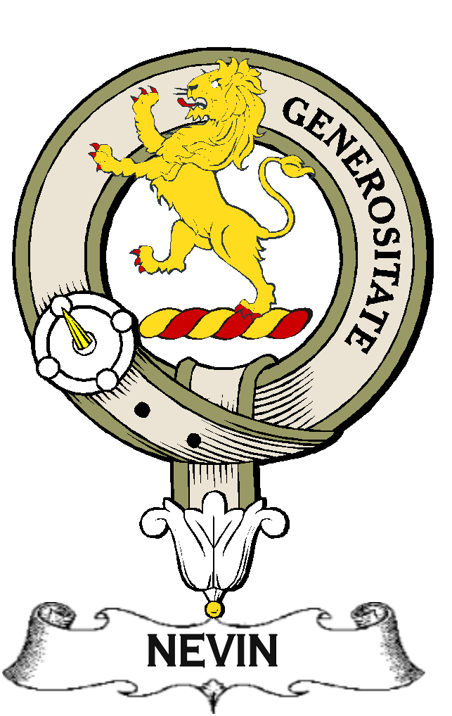 Nevin–SCOTTISH-CLAN-BADGE-VINTAGE