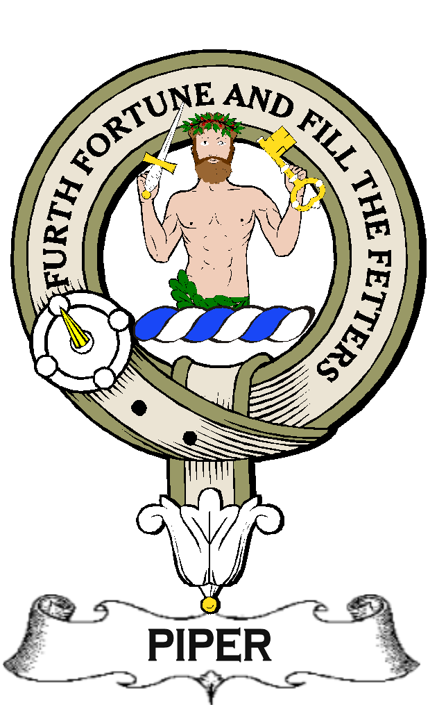 PIPER–SCOTTISH-CLAN-BADGE-VINTAGE
