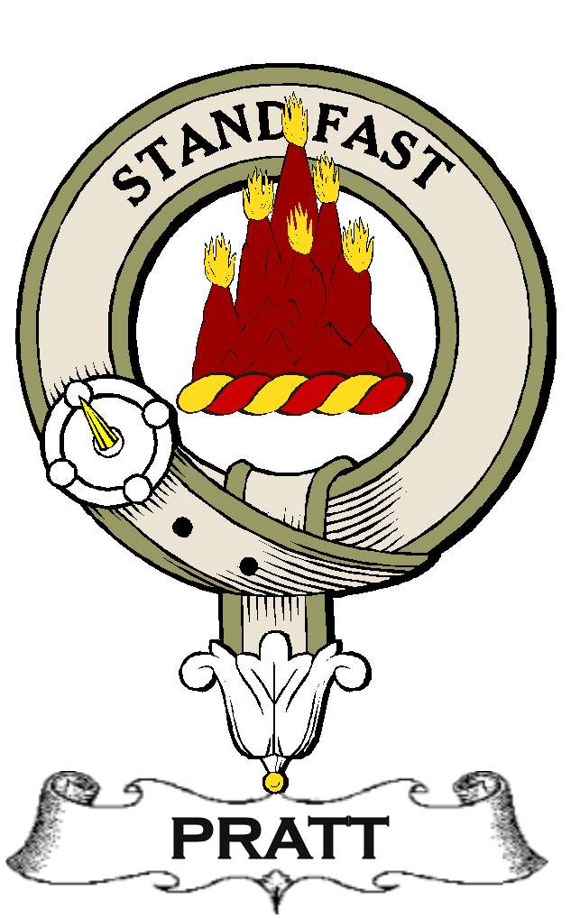 PRATT–SCOTTISH-CLAN-BADGE-VINTAGE
