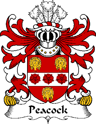 Peacock-(or-Paucok,-Pecok,-Carmarthen)–WELSH-COA