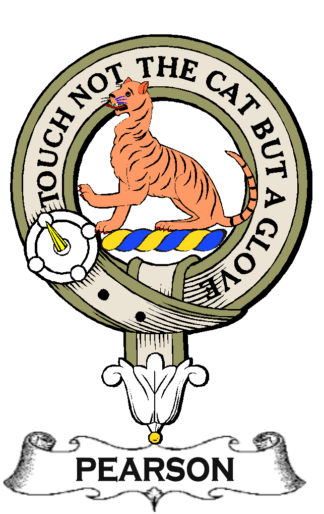 Pearson–SCOTTISH-CLAN-BADGE-VINTAGE