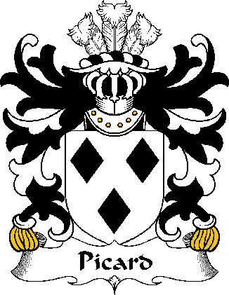 Picard-(or-PICHARD-lords-of-Ystrad,-Breconshire)–WELSH-COA