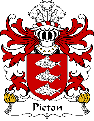 Picton-(of-Pembrokeshire)–WELSH-COA
