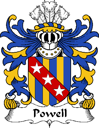 Powell-(or-POUUEL-Sir-Hywel,-ap-Hywel)–WELSH-COA