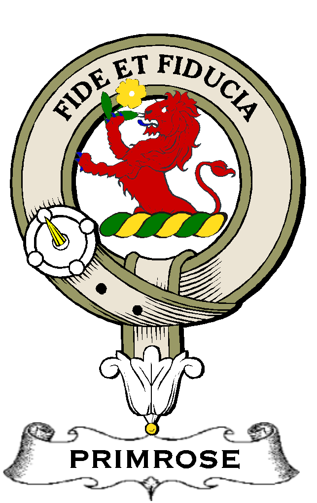 Primrose–SCOTTISH-CLAN-BADGE-VINTAGE