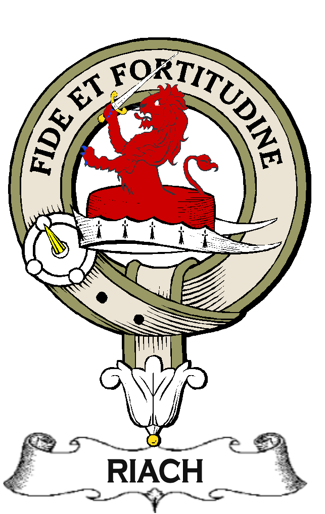 RIACH–SCOTTISH-CLAN-BADGE-VINTAGE