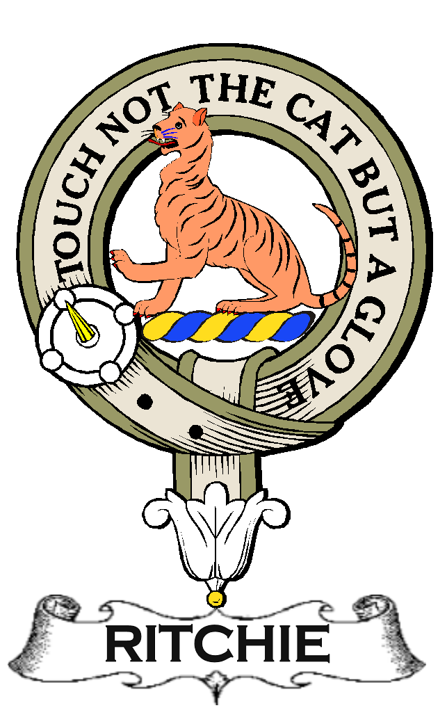 RITCHIE–SCOTTISH-CLAN-BADGE-VINTAGE