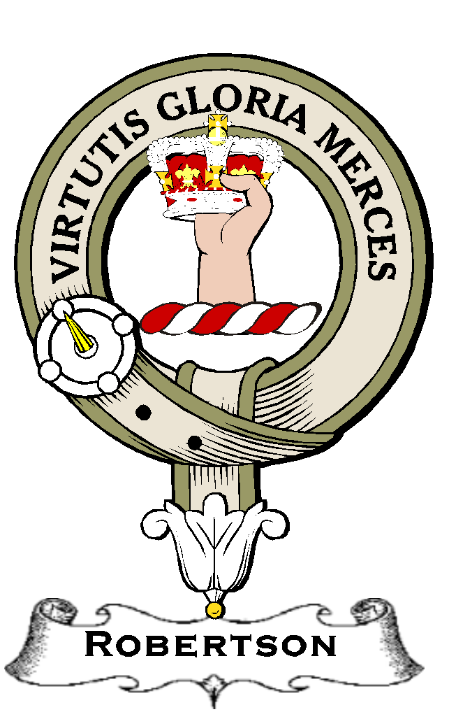 Robertson–SCOTTISH-CLAN-BADGE-VINTAGE