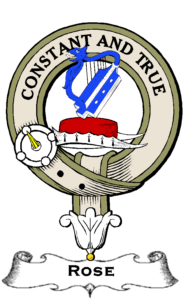 Rose–SCOTTISH-CLAN-BADGE-VINTAGE