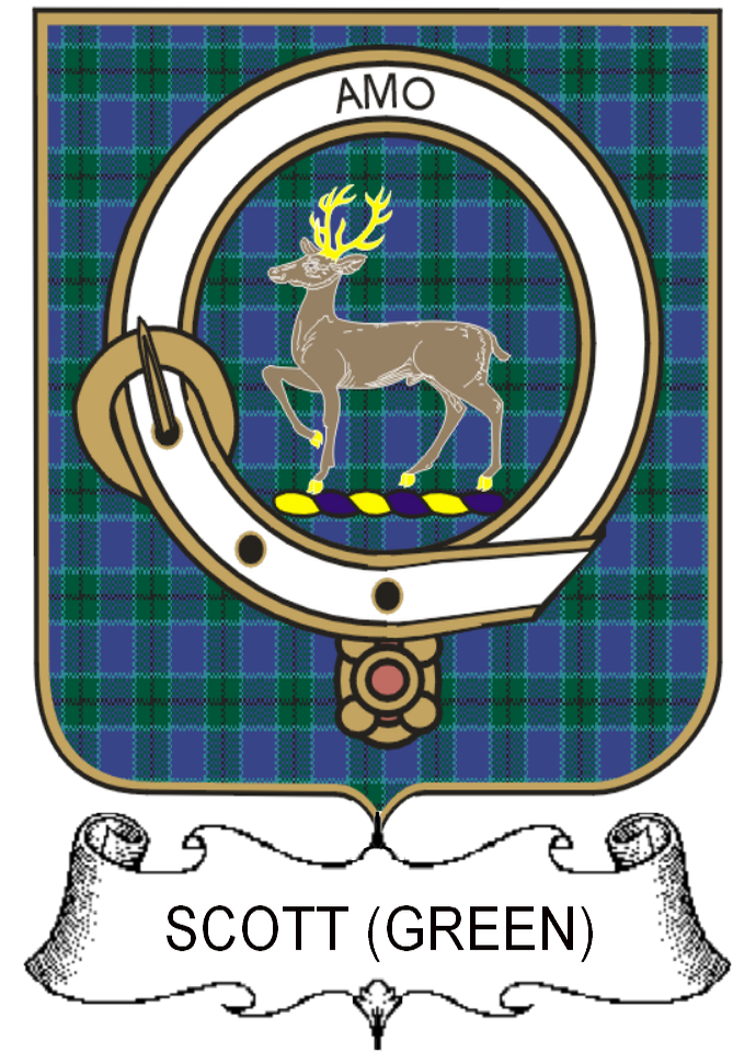 SCOTT-(GREEN)–SCOTTISH-TARTAN-CLAN-BADGE