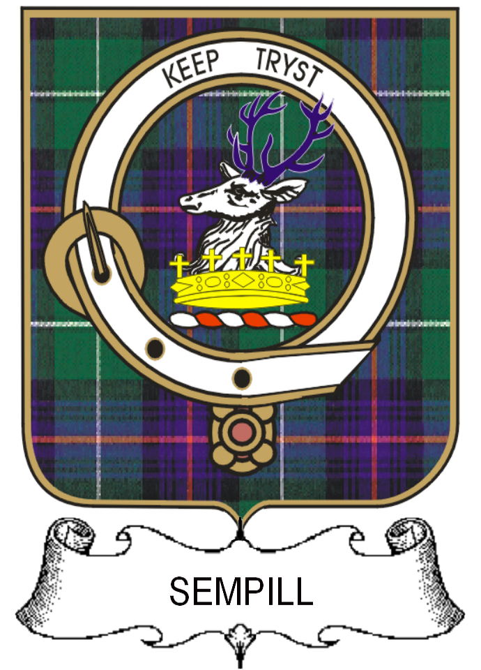SEMPILL–SCOTTISH-TARTAN-CLAN-BADGE