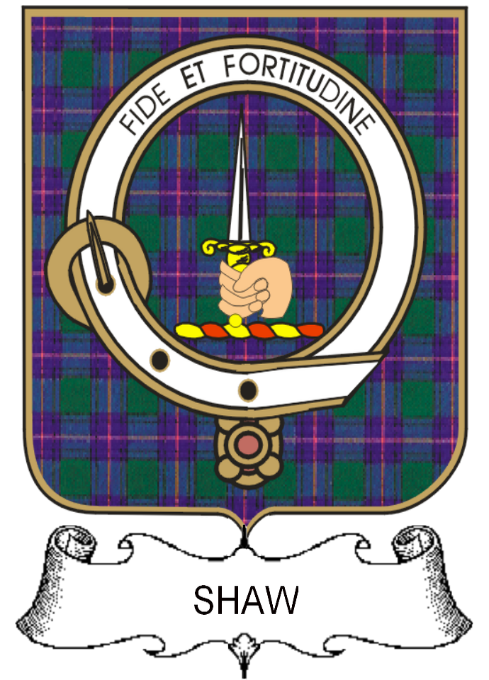 SHAW–SCOTTISH-TARTAN-CLAN-BADGE