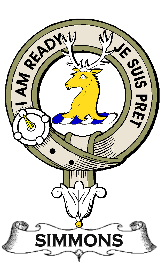 SIMMONS–SCOTTISH-CLAN-BADGE-VINTAGE