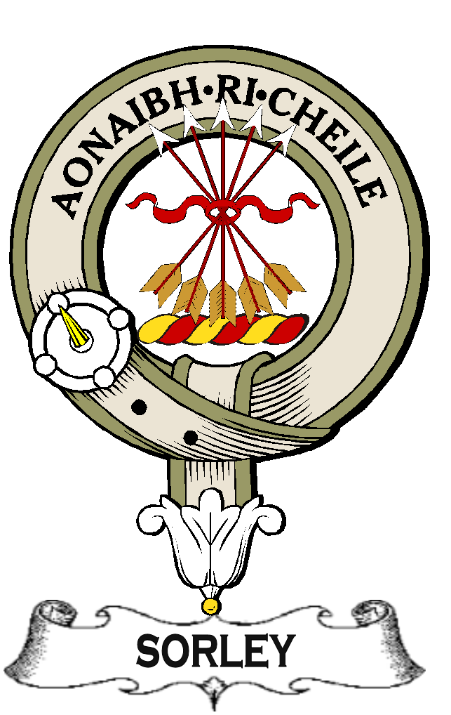 SORLEY–SCOTTISH-CLAN-BADGE-VINTAGE