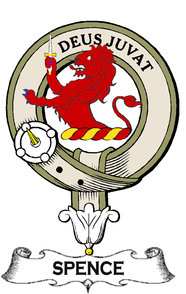 SPENCE–SCOTTISH-CLAN-BADGE-VINTAGE
