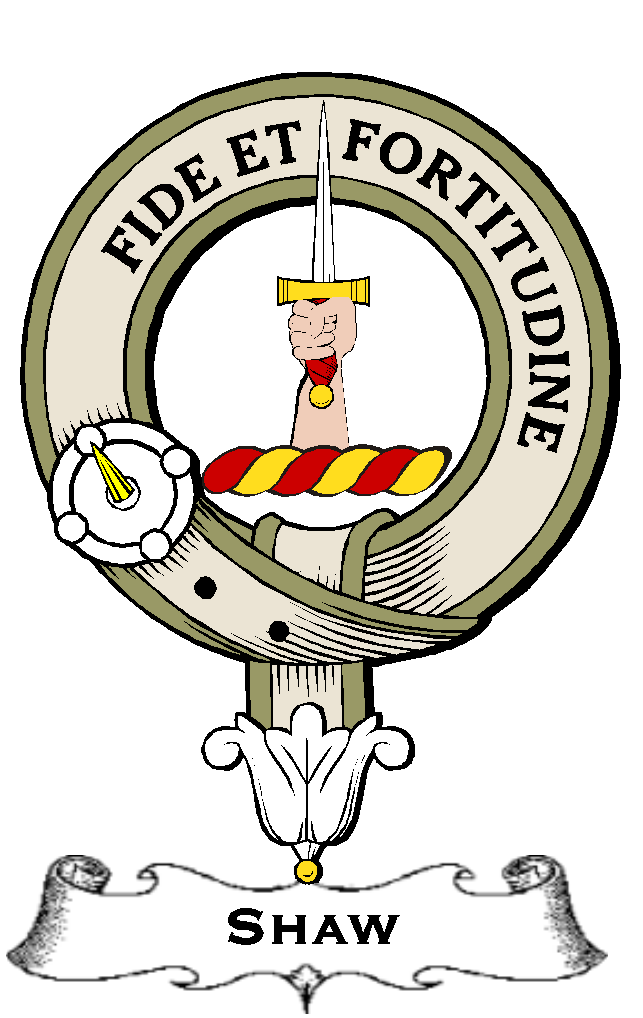Shaw–SCOTTISH-CLAN-BADGE-VINTAGE