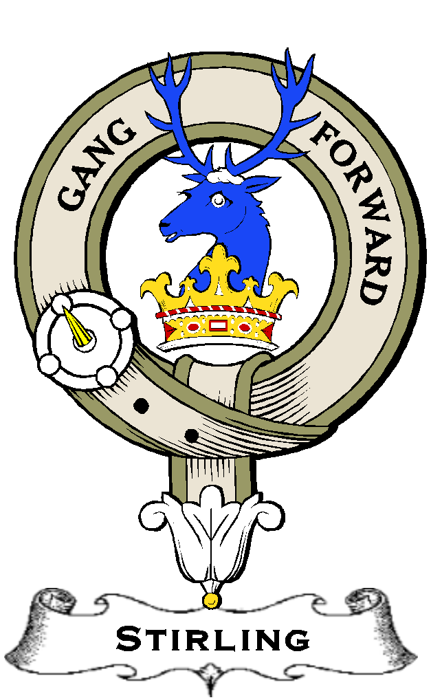 Stirling–SCOTTISH-CLAN-BADGE-VINTAGE