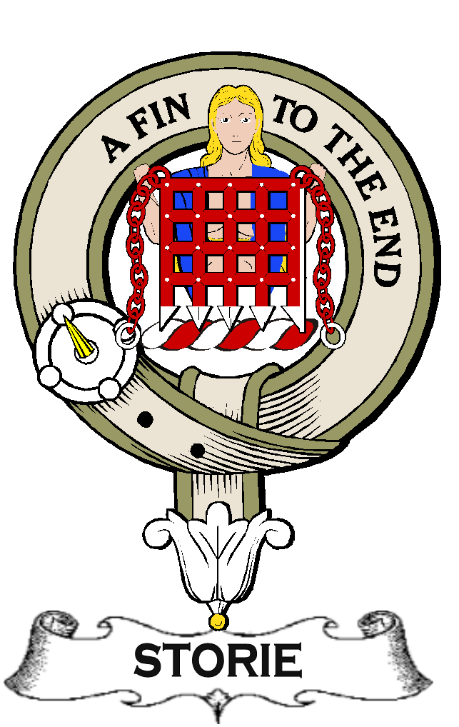 Storie–SCOTTISH-CLAN-BADGE-VINTAGE