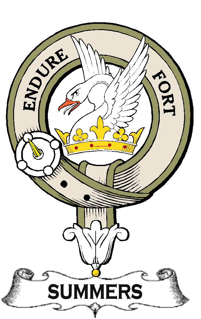 Summers–SCOTTISH-CLAN-BADGE-VINTAGE