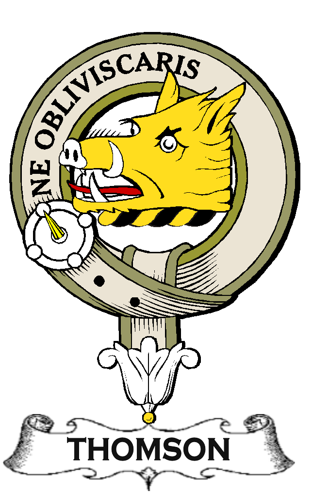 THOMSON–SCOTTISH-CLAN-BADGE-VINTAGE