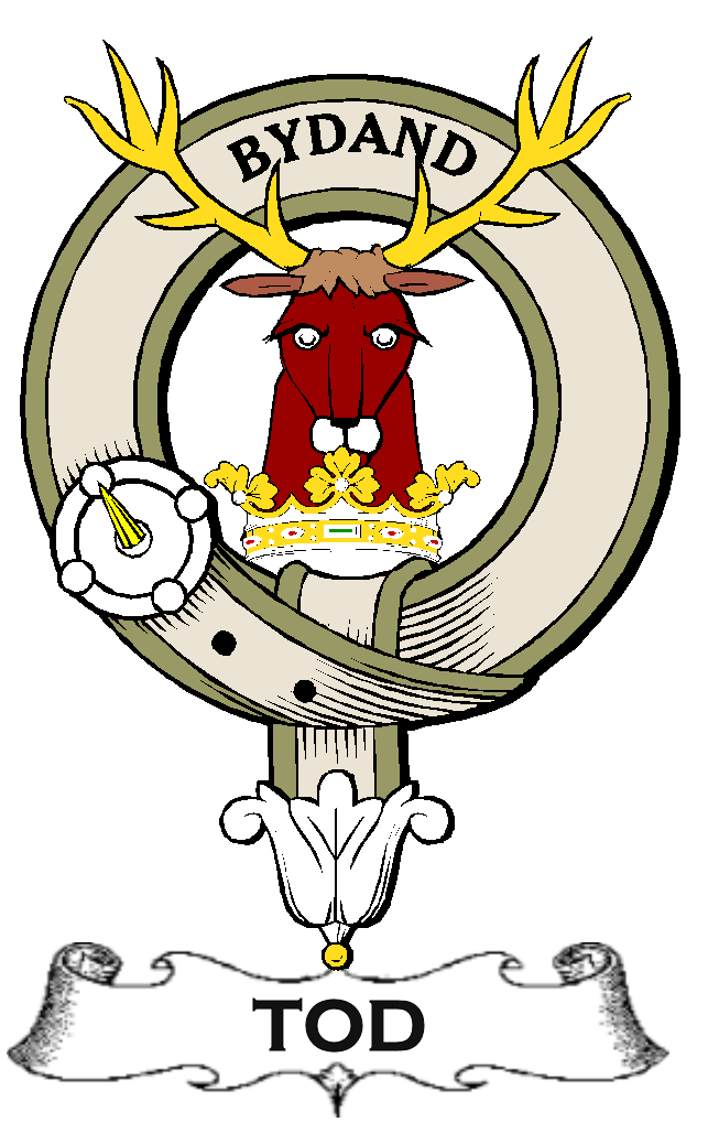 TOD–SCOTTISH-CLAN-BADGE-VINTAGE