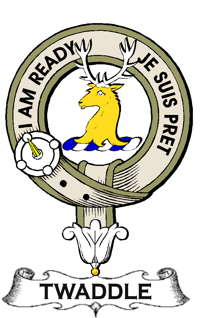 TWADDLE–SCOTTISH-CLAN-BADGE-VINTAGE