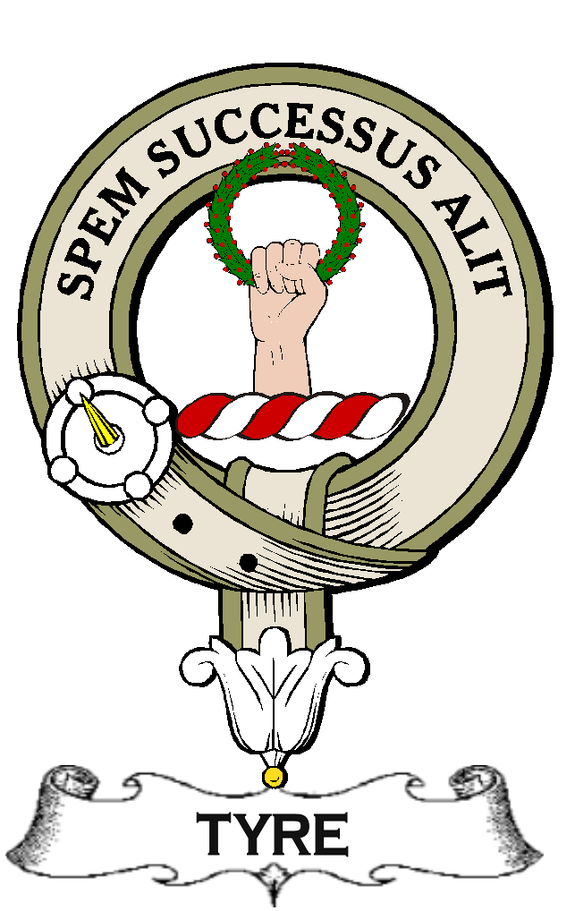 TYRE–SCOTTISH-CLAN-BADGE-VINTAGE