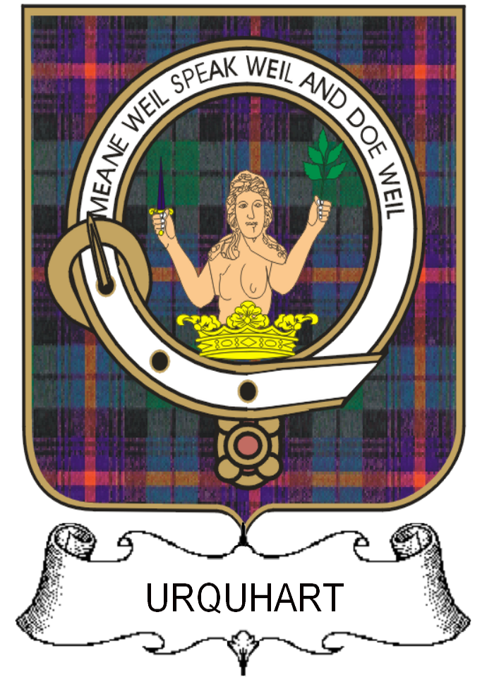 URQUHART–SCOTTISH-TARTAN-CLAN-BADGE