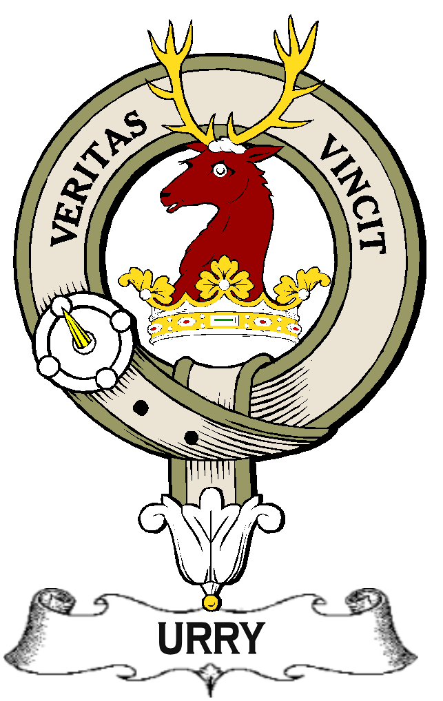 URRY–SCOTTISH-CLAN-BADGE-VINTAGE
