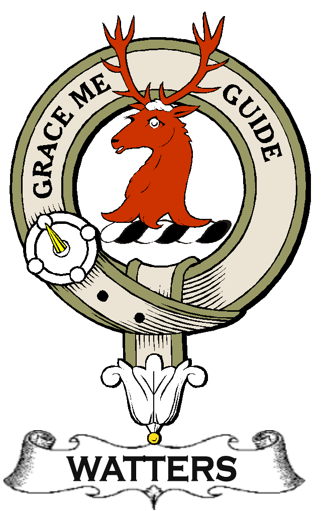 WATTERS–SCOTTISH-CLAN-BADGE-VINTAGE