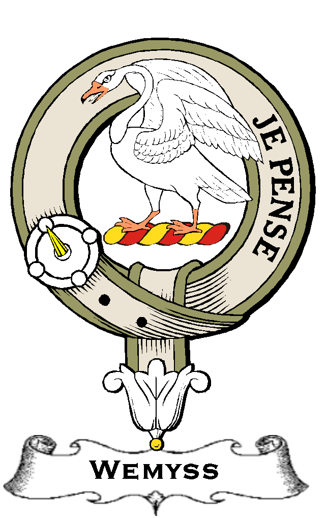 Wemyss–SCOTTISH-CLAN-BADGE-VINTAGE