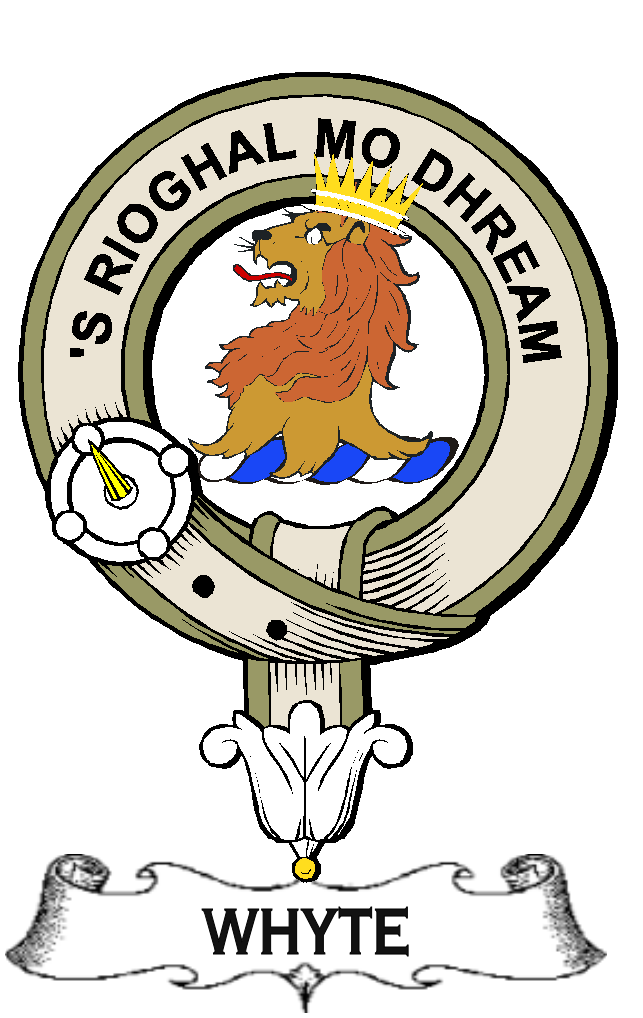 Whyte–SCOTTISH-CLAN-BADGE-VINTAGE