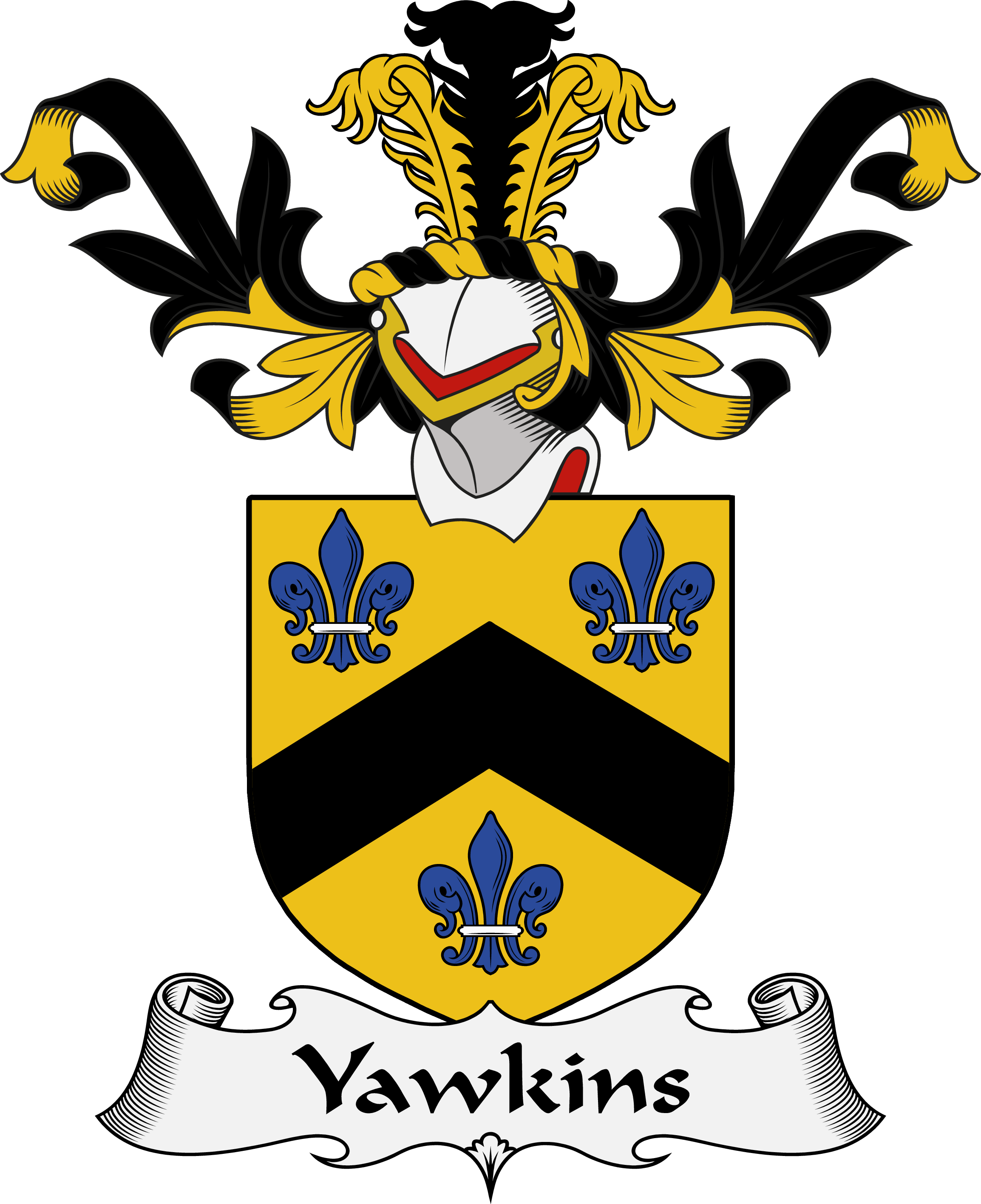 YAWKINS–SCOTTISH-COA