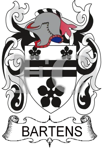 Bartens English coat of arms