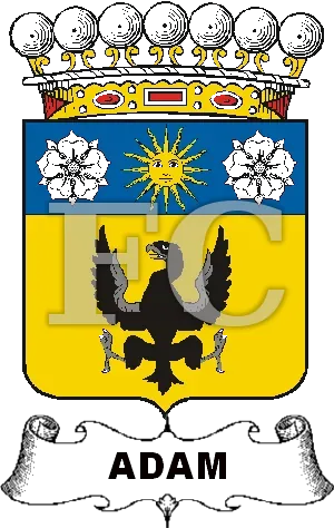 Adam French crest badge