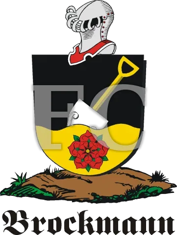 Brockmann German crest badge