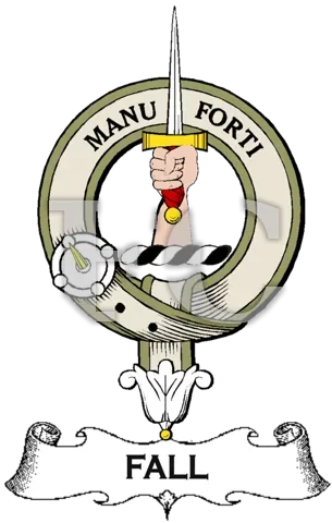 Fall Scottish clan badge